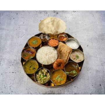South Indian Vegetarian Meals (Vegan Possible)
