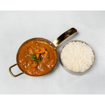 Prawn Masala (Served with Rice)