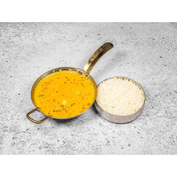 Dal Butter Fry (Served with Rice)