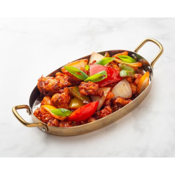 Chilly Gobi Semi Gravy (Served with Rice)
