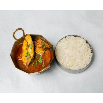 Vanjaram Fish Curry (Served with Rice)